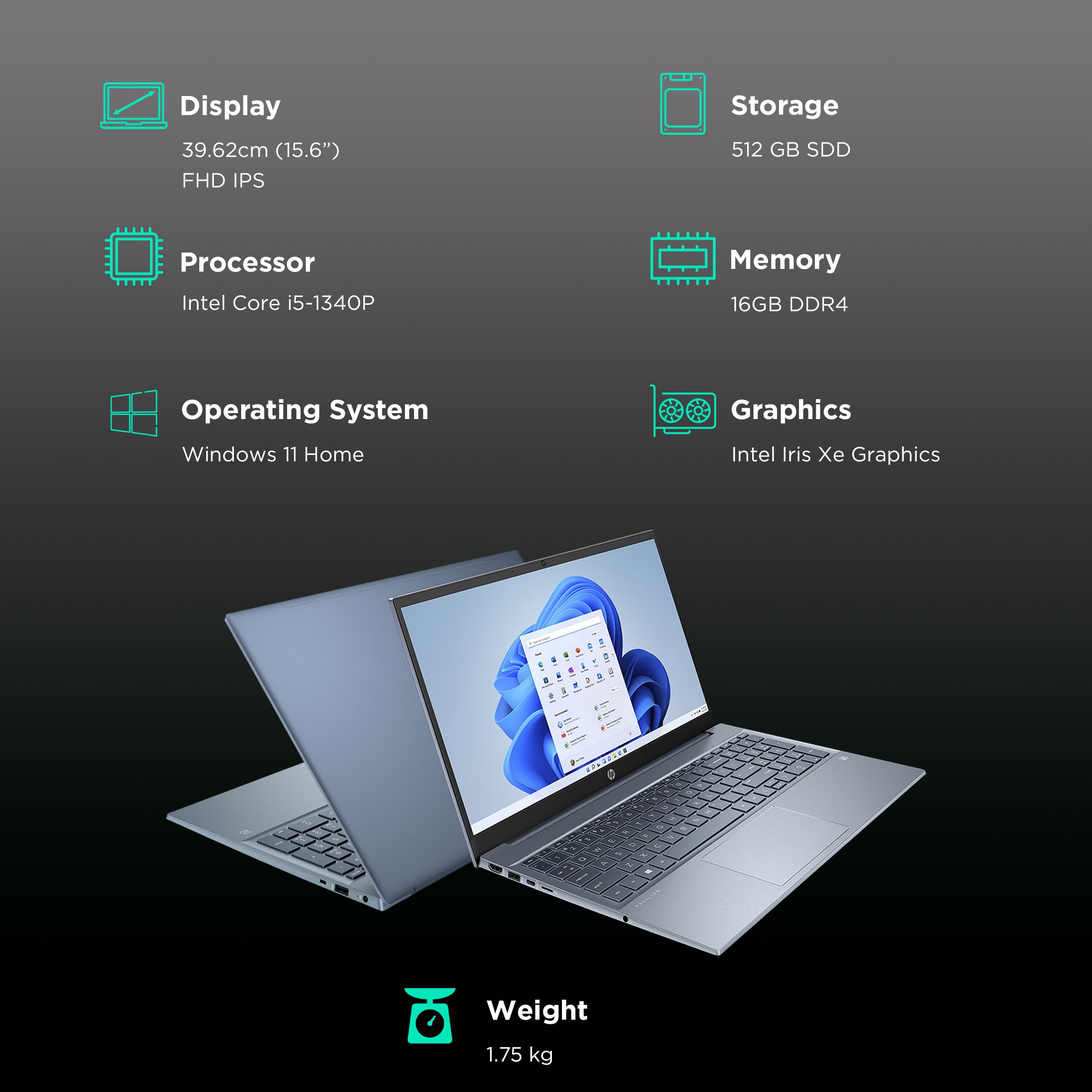 Buy HP Pavilion 15-eg3081TU Intel Core i5 13th Gen (15.6 inch